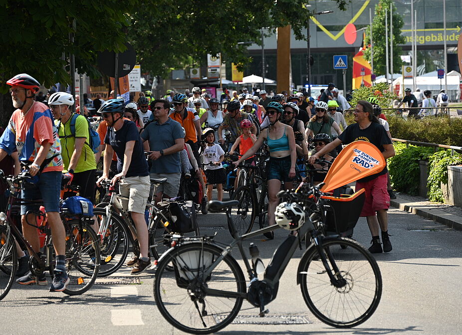 Am Ziel am Stuttgarter Karlsplatz